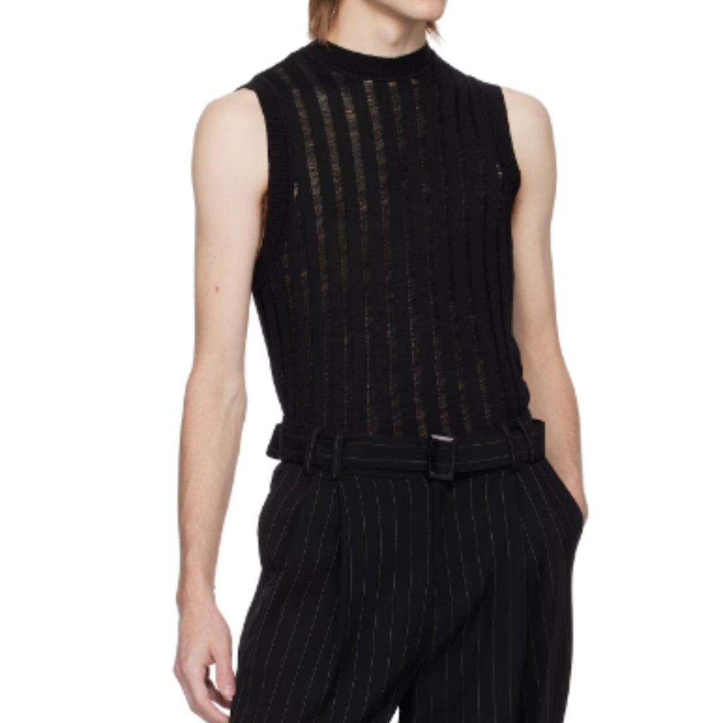 Bnwt Ss25 Louis Gabriel Nouchi Ribbed Sleeveness Tank Top Xs